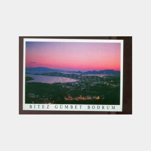 1990 Bodrum Bitez Gümbet Görünüş Kartpostal