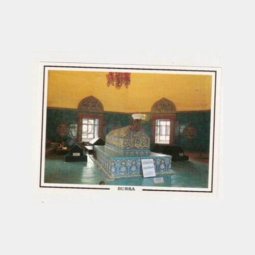 Bursa Yeşil Türbe İçi Görünüş Kartpostal