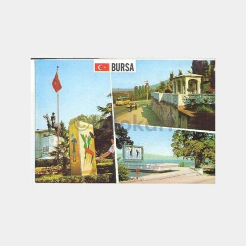 Bursa Süleyman Çelebi Hacivat Konulu Kartpostal