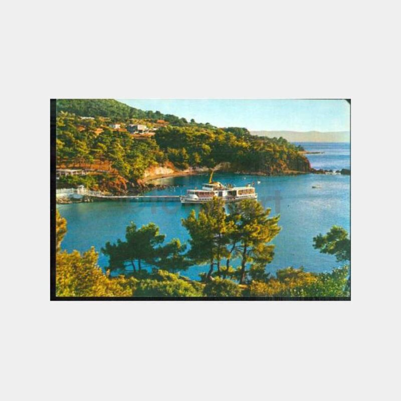 1970 Büyükada Vapur Görünüş Kartpostal