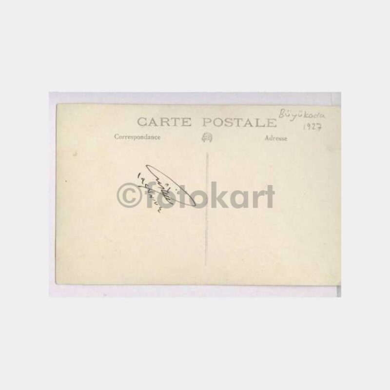 1928 Heybeliada Değişik Görünüş Fotokart - Görsel 2