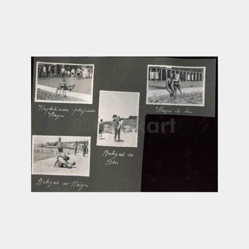 1937 Heybeliada Plajı Konulu Albüm Fotoğrafı - Görsel 3