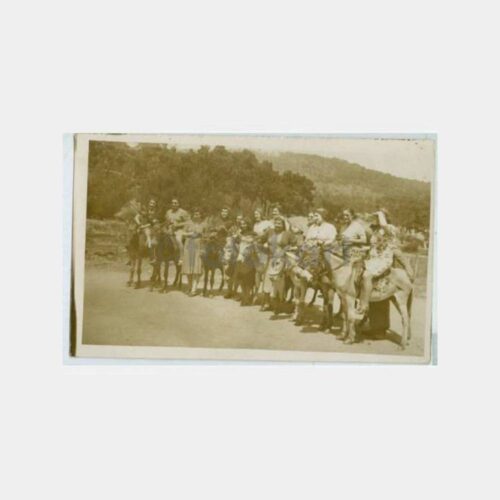 1933 Heybeliada Eşekli Gezi Grup Fotoğraf