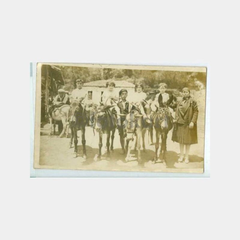 1929 Heybeliada Eşek Gezisi Konulu Fotoğraf