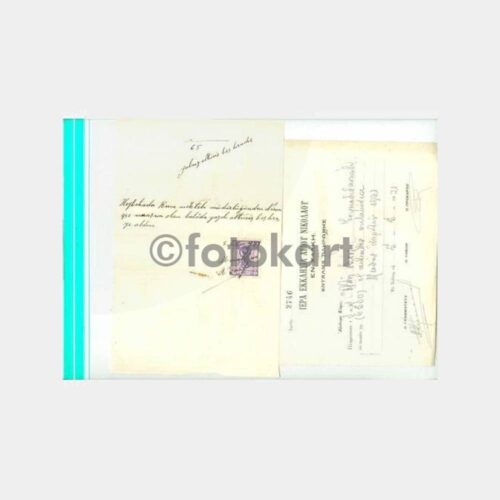 1931 Heybeliada Rum Mektebi Maaş Makbuzu