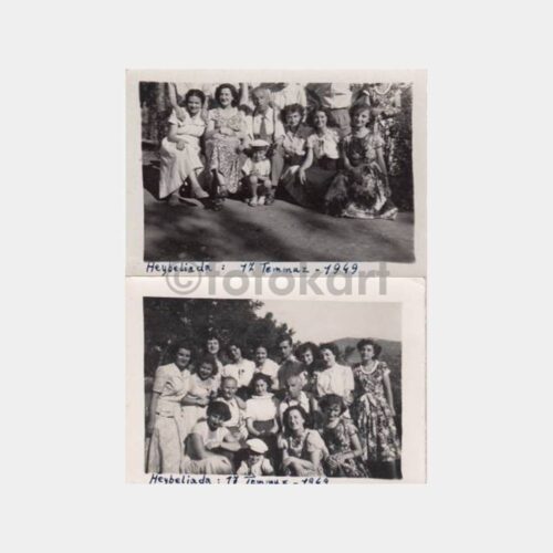 1949 Heybeliada Gezisi 2 Adet Fotoğraf