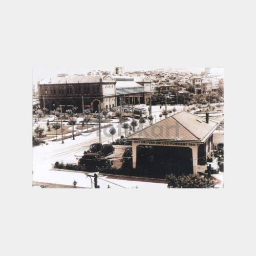 Kadıköy İskelesi Reprodüksiyon Yeni Baskı Kart