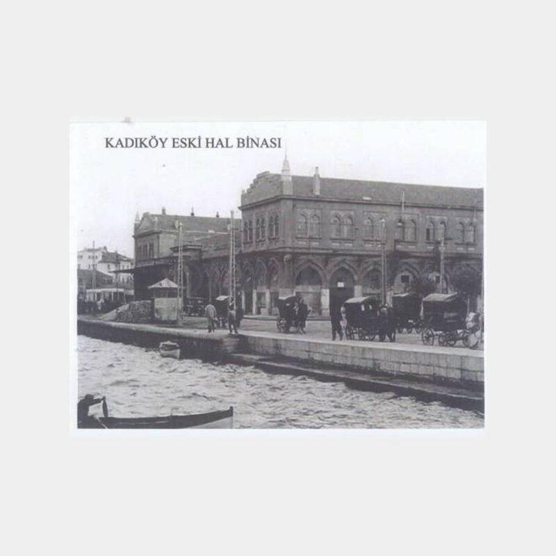 1933 Kadıköy Hal Binası Görünüş Reprodüksiyon Kartpostal