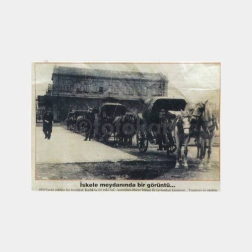 1932 Kadıköy İskelesi Görünüş Reprodüksiyon Kartpostal