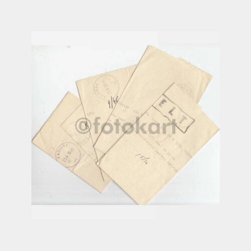 1975 Kadıköy Damgalı 12 Adet ELT Telgraf Kağıdı