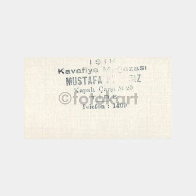 1964 Mustafa Ayyıldız - Tire Kavaf Kartvizit