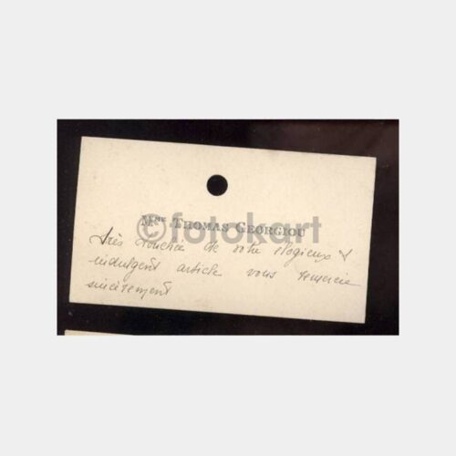 M. Me Thomas Georgiou Yabancı Kartvizit