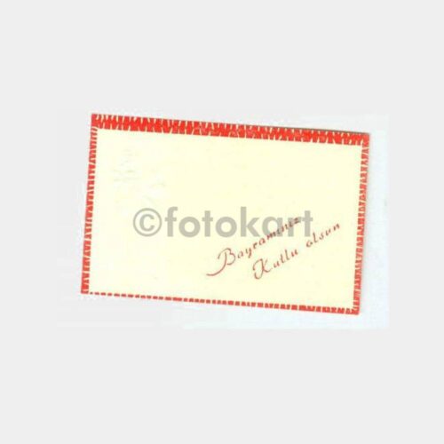 1940 Bayram Tebrik Kartvizit