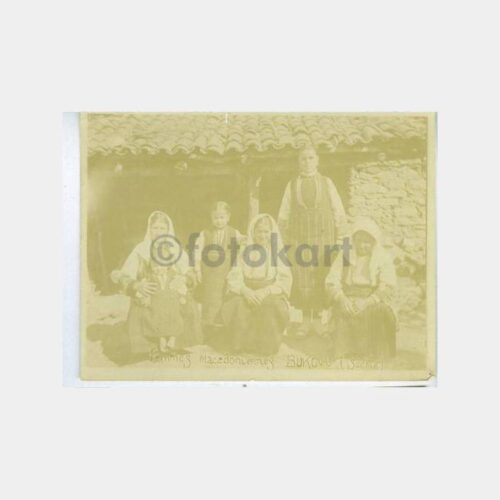 1910 Makedonya Hanımlar Bukovo Manastır Fotoğraf