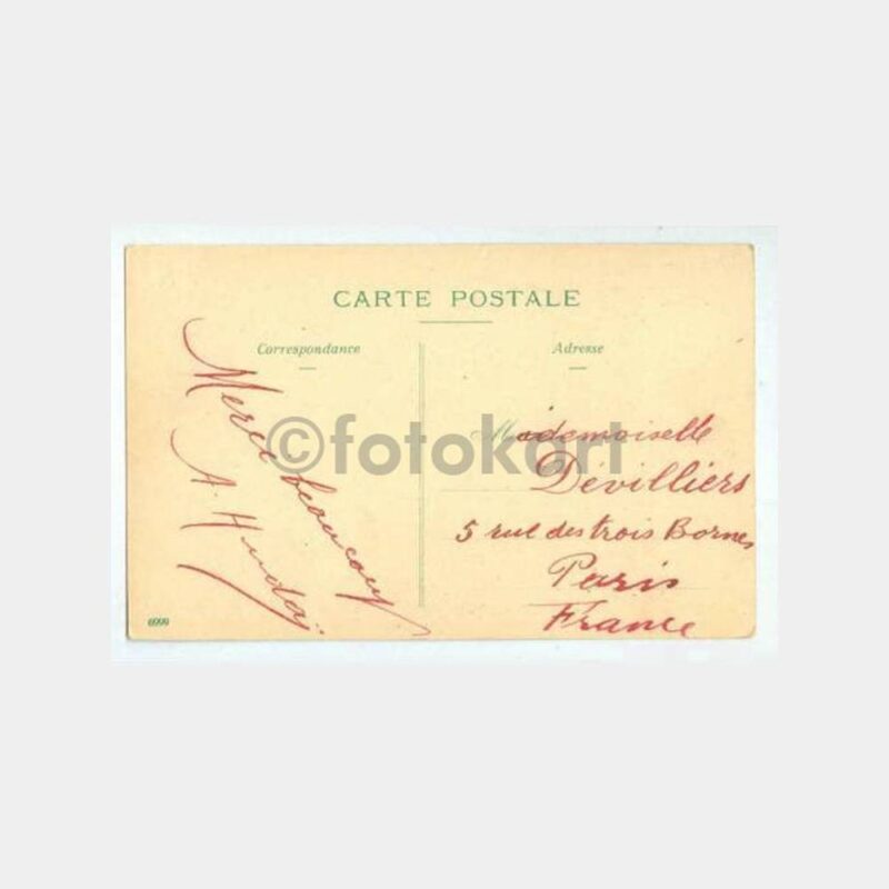 1908 Manastır Nadir Kartpostal - Görsel 2