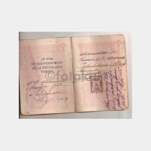 1929 İlginç Pasaport