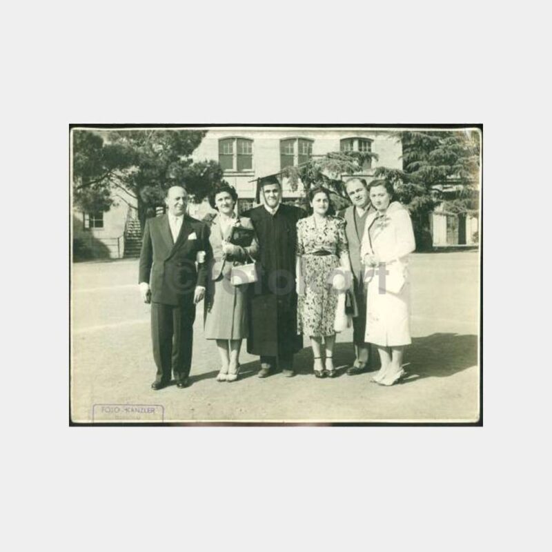 1940 Robert Kolej Mezunu Ailesi Fotoğraf