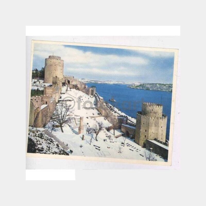 Rumelihisarı Kış Manzarası Kartpostal