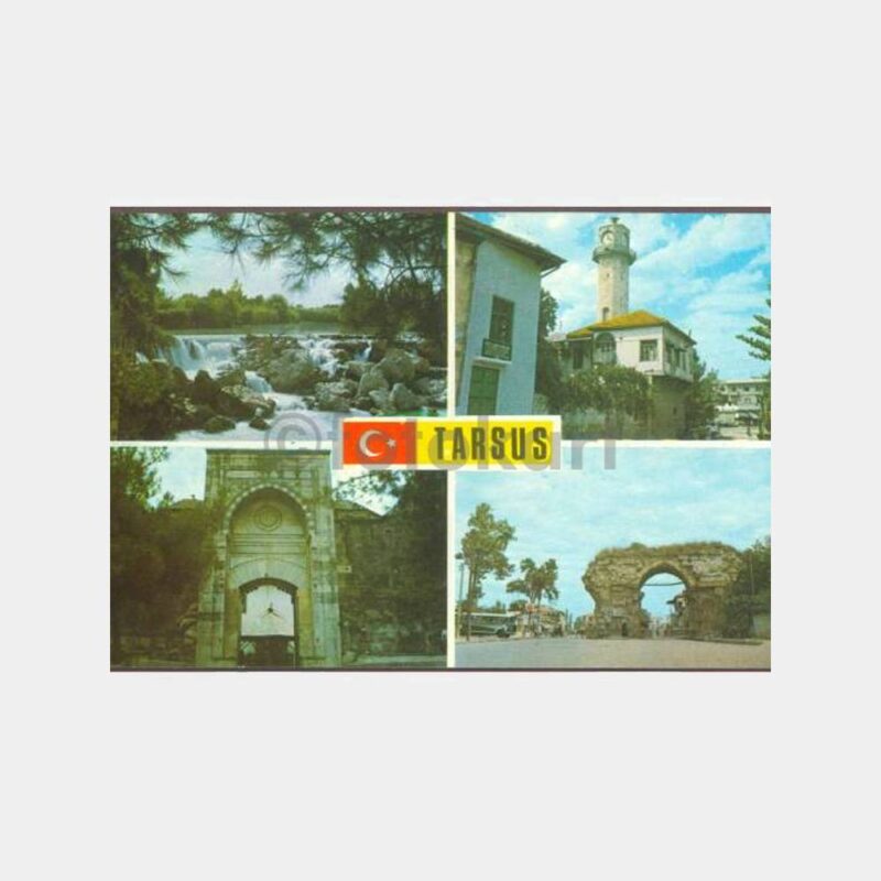 1980 Tarsus 4 Değişik Görünüş Kartpostal