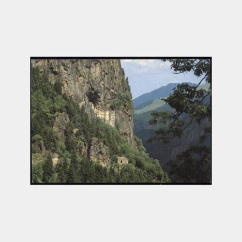 Trabzon Sümela Manastırı Görünüş Kartpostal