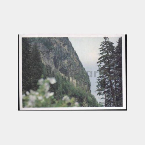 Trabzon Sümela Manastırı Görünüş Kartpostal