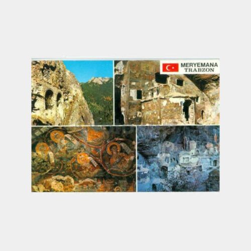 1970 Trabzon Sümela Manastırı Görünüş Kartpostal