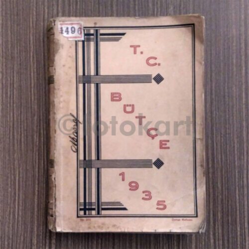 T.C. 1935 Yılı Bütçesi - Maliye Vekaleti