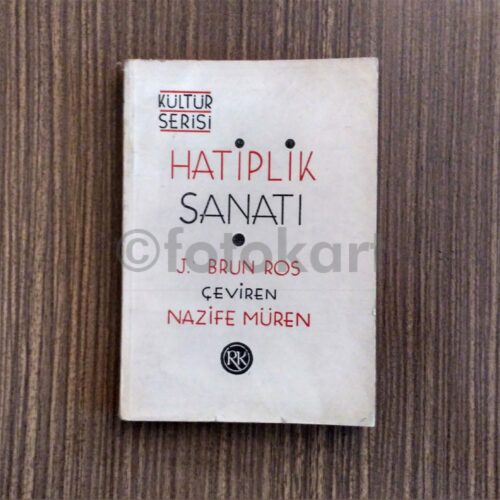 Hatiplik Sanatı - J. Brun Ros