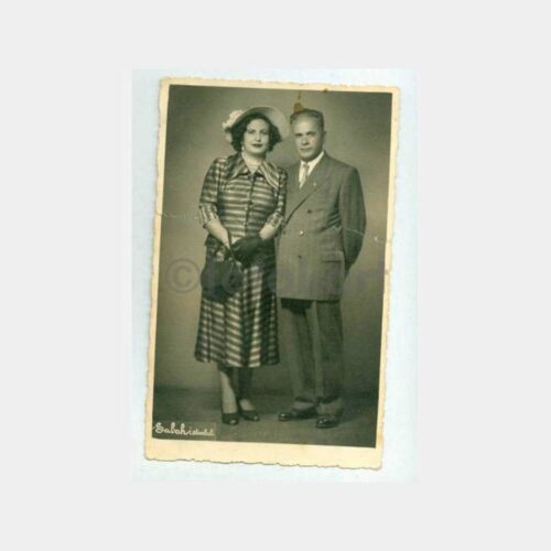 1950 Foto Sabah - Şapkalı Kadın Aile Fotoğraf