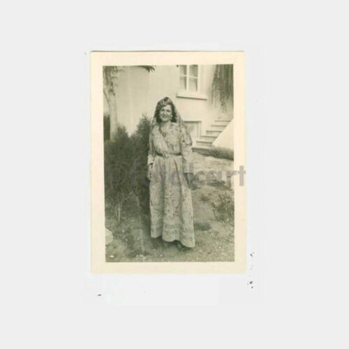 1950 Balıkesir Folklor Kadın Fotoğraf