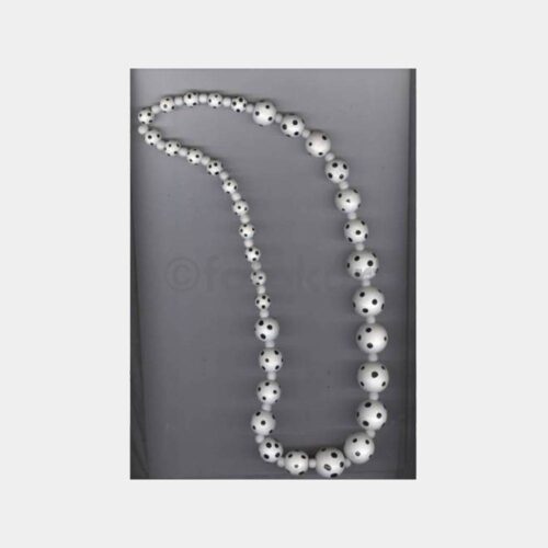 Beşiktaş Puantiye Desenli Toplu Kolye