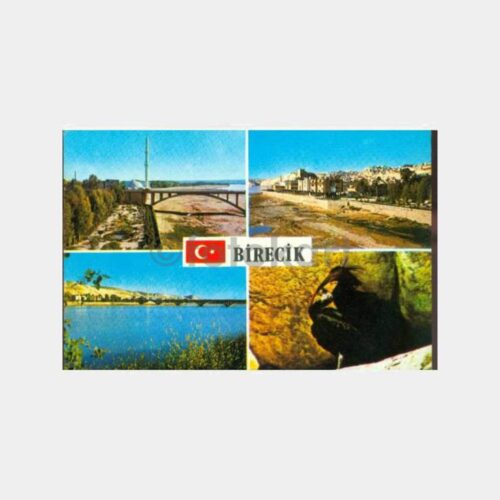 1970 Birecik 4 Görünüş Kartpostal