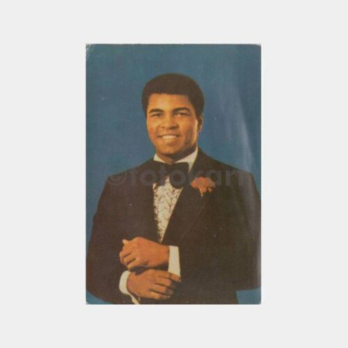 1980 Ünlü Boksör Muhammed Ali Konulu Kartpostal