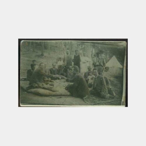 1935 Kütahya Çamlıca Mesiresi Hatırası Fotoğraf