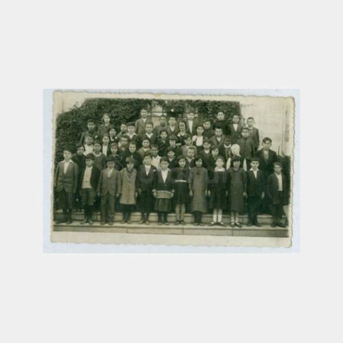 1935 Çanakkale -Foto İbrahim- Okul Grubu Fotoğraf