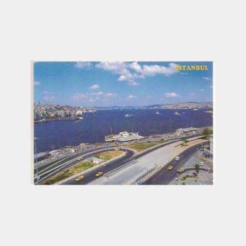 Eminönü İskelesi ve Vapurlar Kartpostal