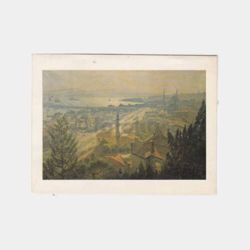 Ressam Cevat Erkul - Eminönü Tablo Tebrik Kartı