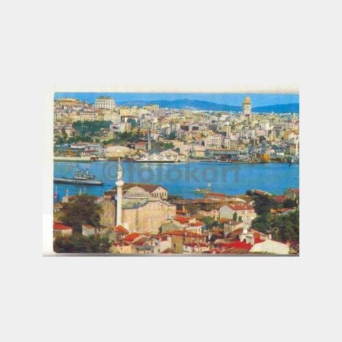 İstanbul Eminönü Galata Haliç Kartpostal