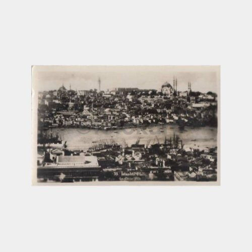 1940 Eminönü Haliç Görünüş Kartpostal