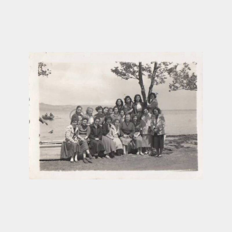 1956 Erenköy Kız Lisesi Öğrencileri Sapanca Gezi 2 Adet Fotoğraf - Görsel 2