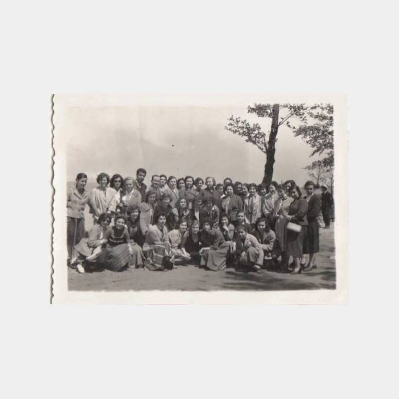 1956 Erenköy Kız Lisesi Öğrencileri Sapanca Gezi 2 Adet Fotoğraf