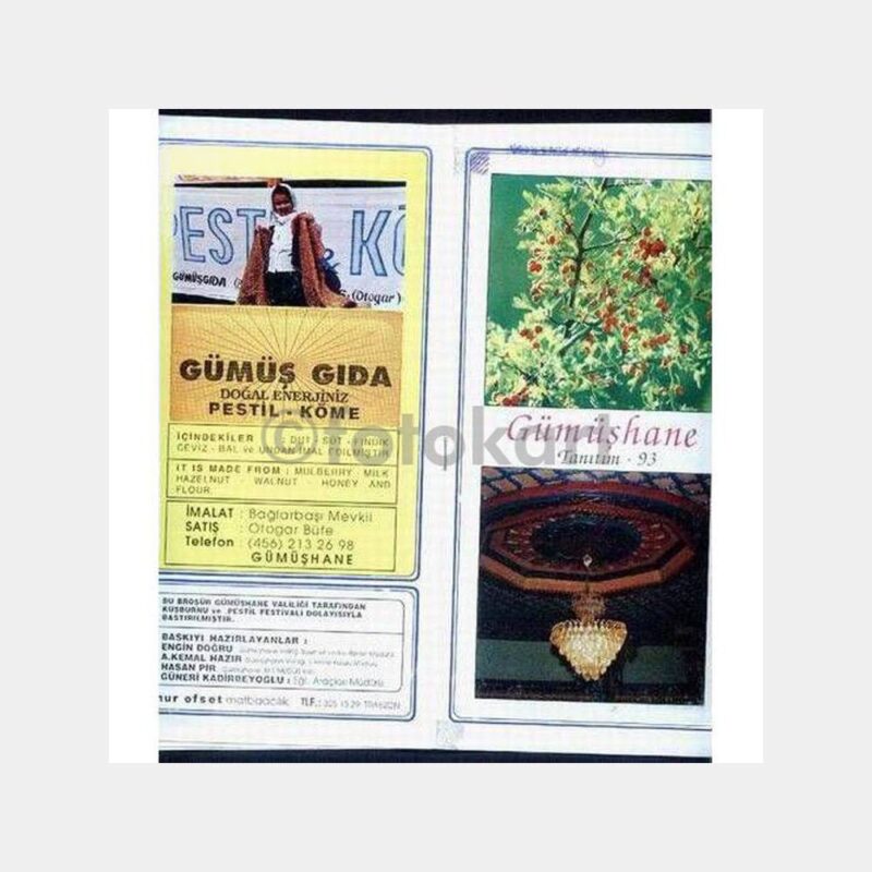 1993 Gümüşhane Tanıtım Kitapçığı