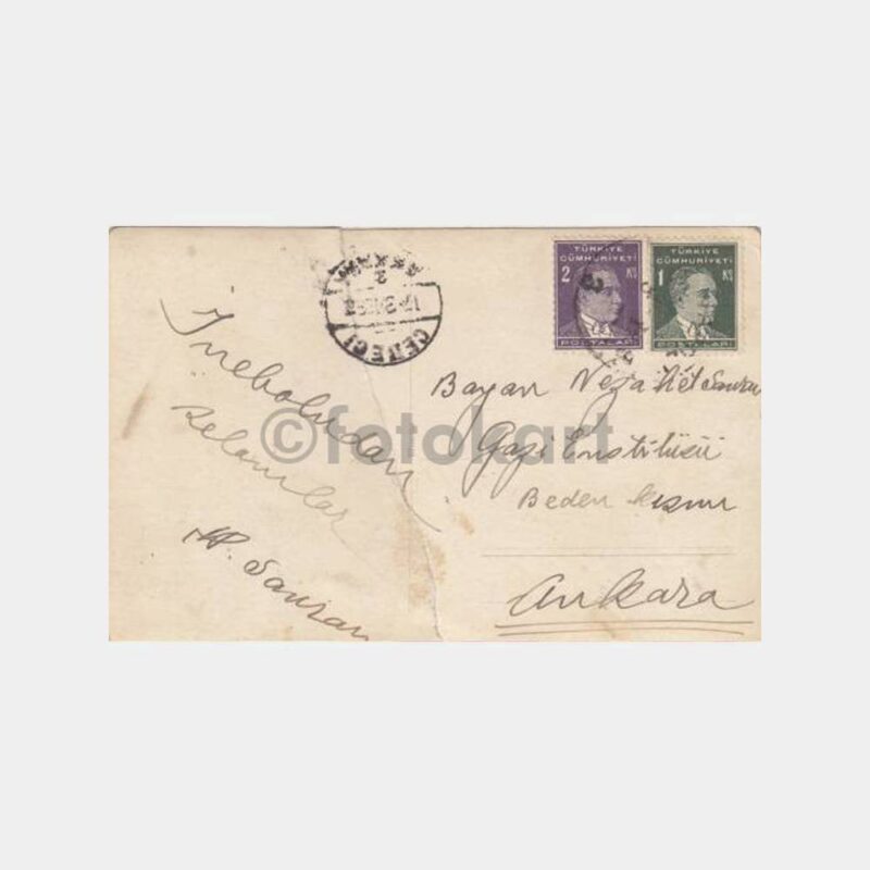 1938 İnebolu Genel Görünüş Kartpostal - Görsel 2