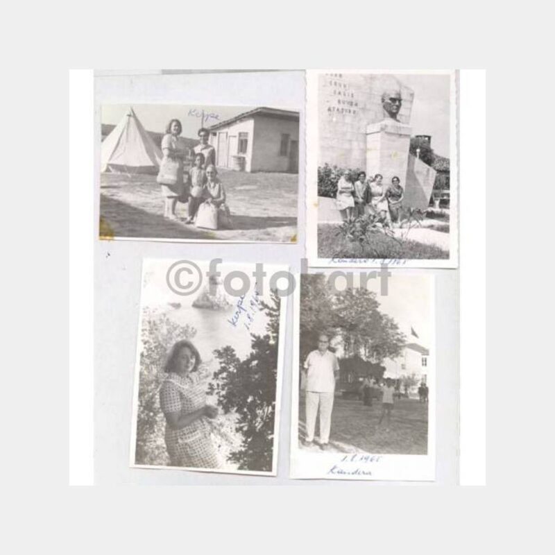 1965 Kandıra Kerpe Gezisi 4 Adet Fotoğraf