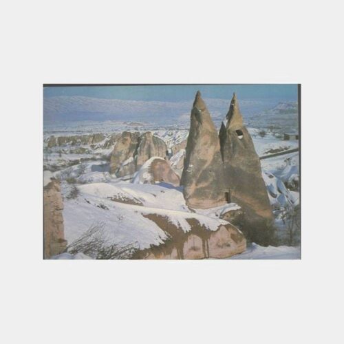1980 Kapadokya Uçhisar Görünüş Kartpostal