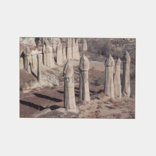1990 Kapadokya Peri Bacaları Görünüş Kartpostal