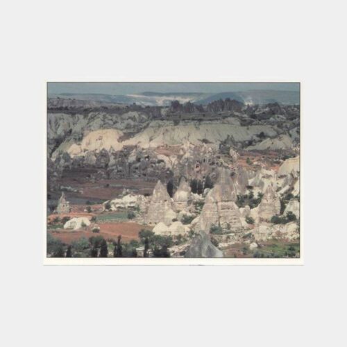 1991 Kapadokya Peri Bacaları Görünüş Kartpostal