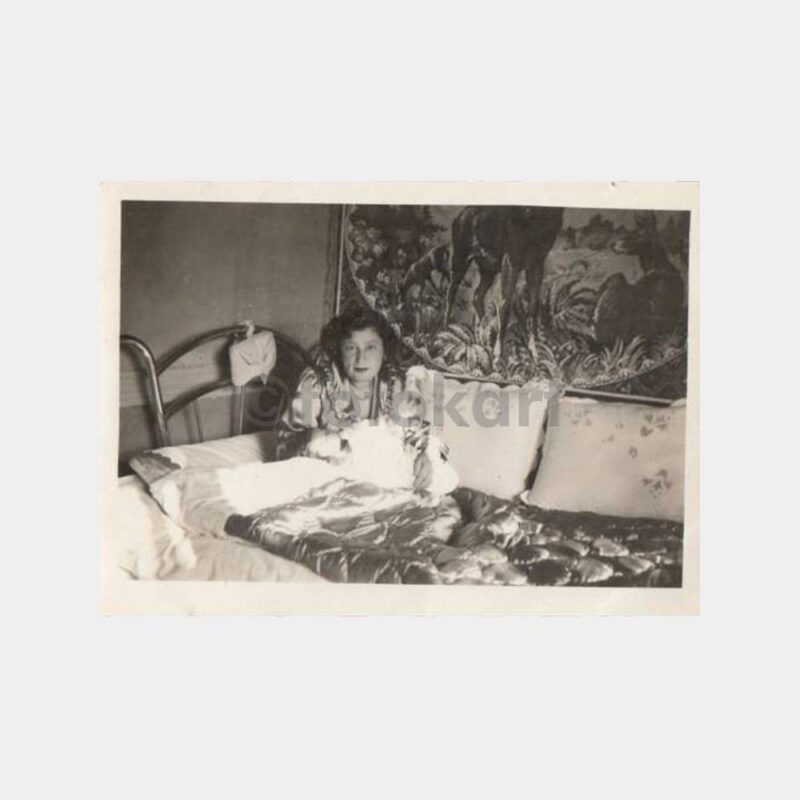 1953 Lohusa Yatağı Geyikli Halı Görünüş Fotoğraf