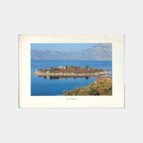 1980 Muğla Milas Bafa Gölü Görünüş Kartpostal