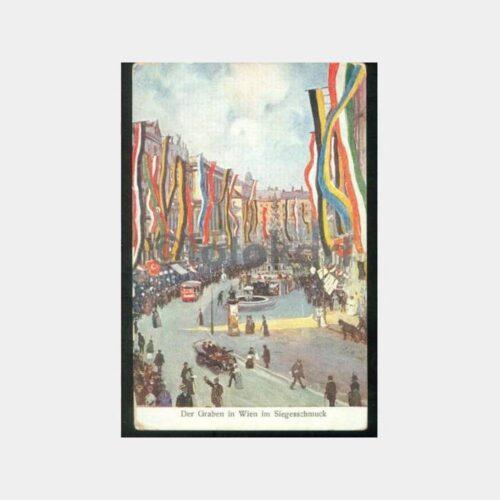 1910 Osmanlı Heyetinin Viyana'da Karşılanması Kart